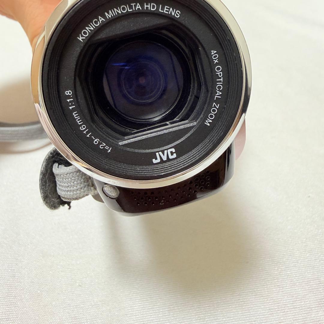 JVC ビデオカメラ GZ-E325-P フルHD 光学40倍/最大60倍ズーム