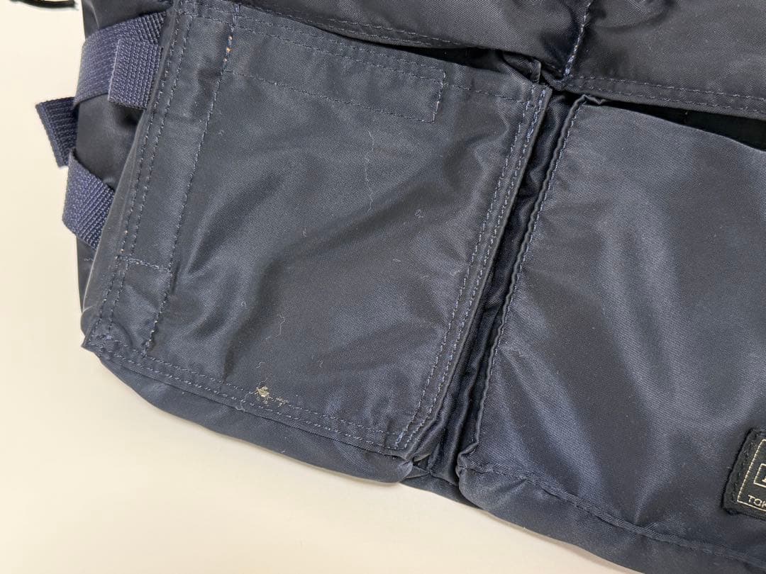 HEAD PORTER ボディバッグ ウエストバッグ ネイビー