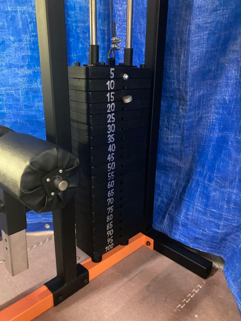 GENKI製　ラットマシン　SP　100kg ブラック×オレンジ