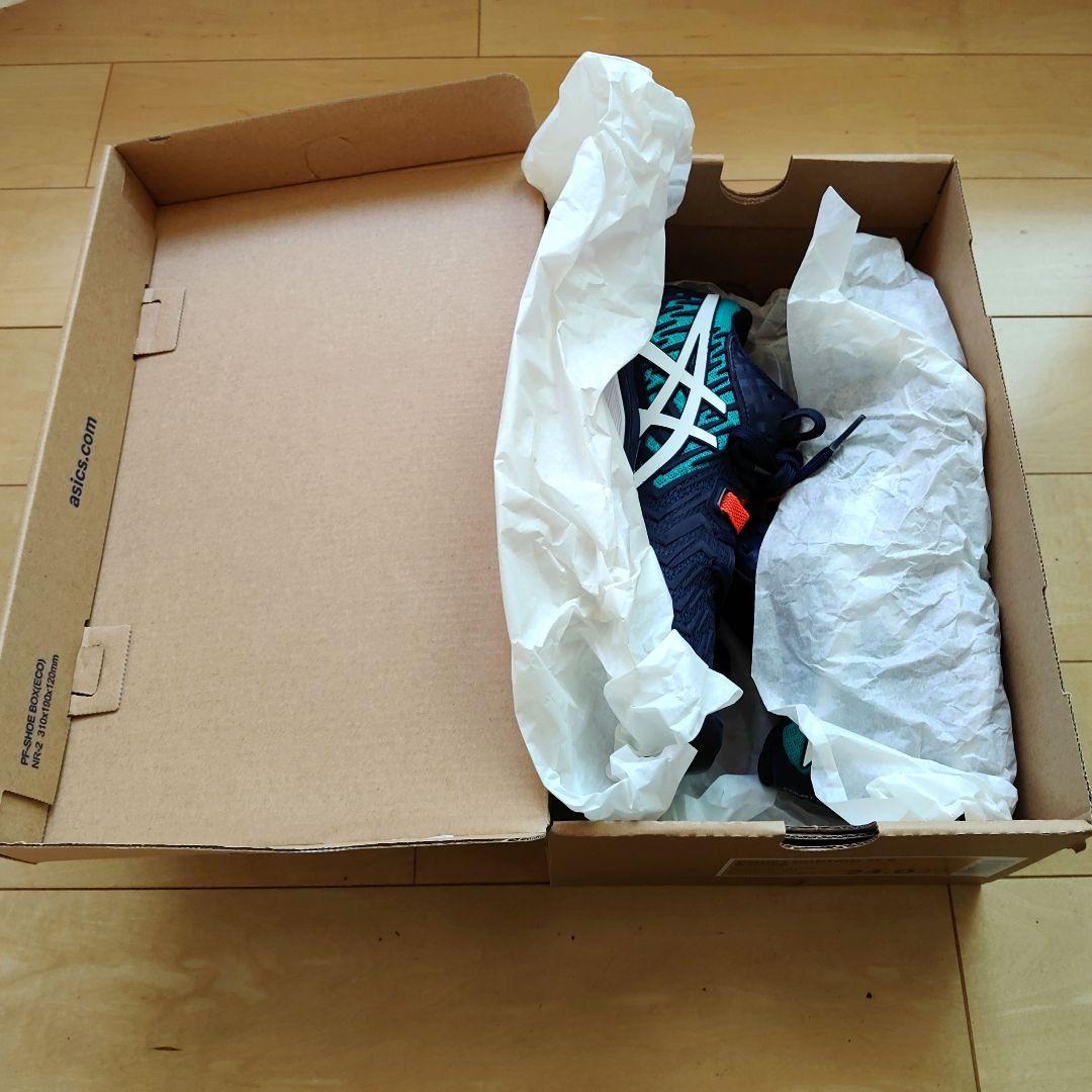 asics　バドミントンシューズ　24.0cm ネイビー