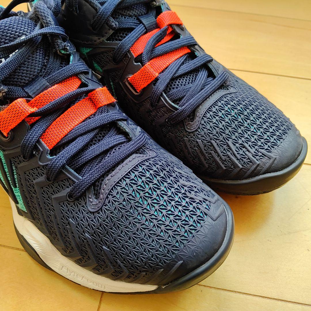 asics　バドミントンシューズ　24.0cm ネイビー