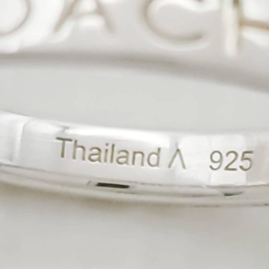 極美品】✨コーチ リング14.5号 ロゴ ノーツ シルバー COACH 指輪