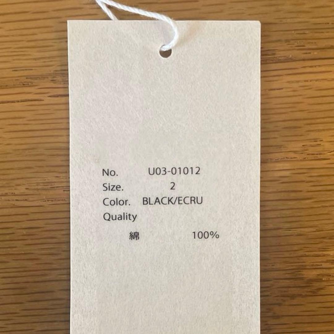 COMOLI デニムジャケット BLACK×ECRU 21AW