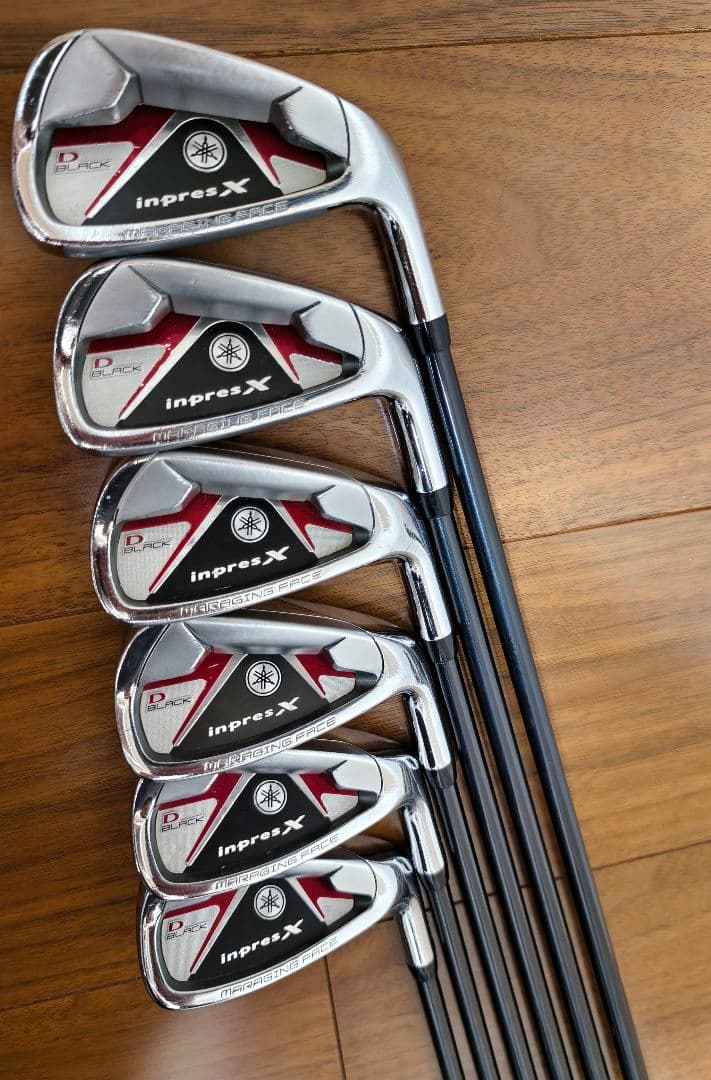 レア ヤマハ インプレスX D Black アイアンセット6本5〜9.P