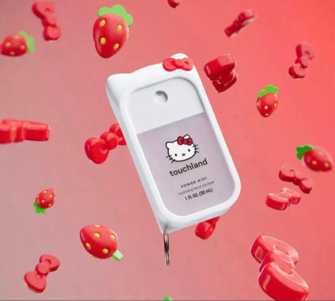 Touchland 数量限定品　キティコラボハンドスプレー＋ケース 2個セット！