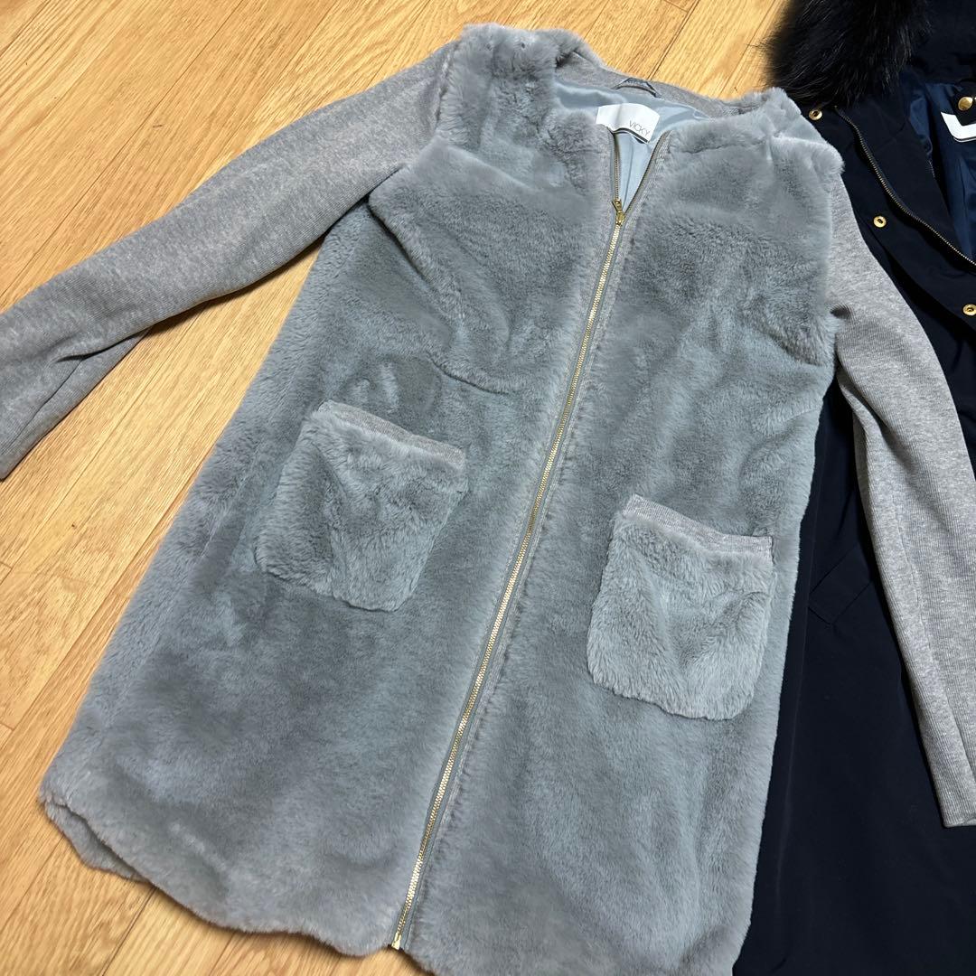 新品タグ付き vicky ライナー3way モッズコート 0 ネイビー - メルカリ