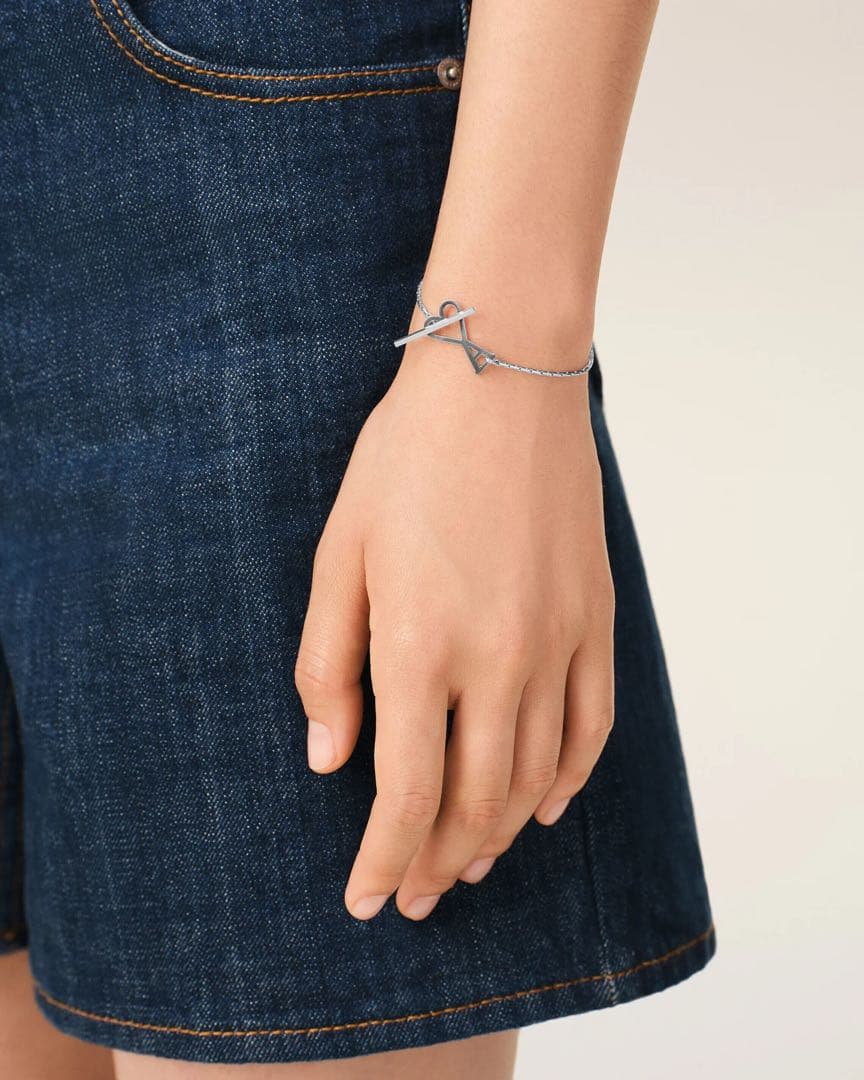 【アミパリス】シルバー ハート ブレスレット