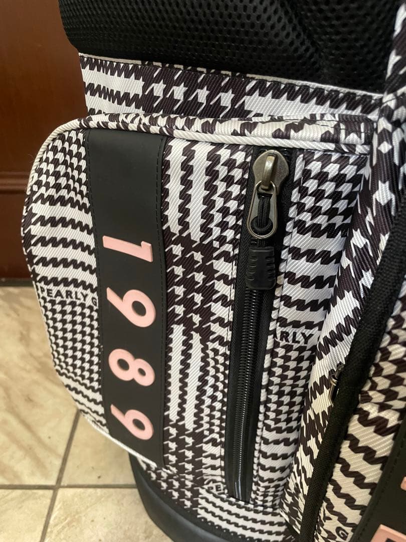 PEARLY GATES チェック柄 キャディバッグ ヘッドカバーセット