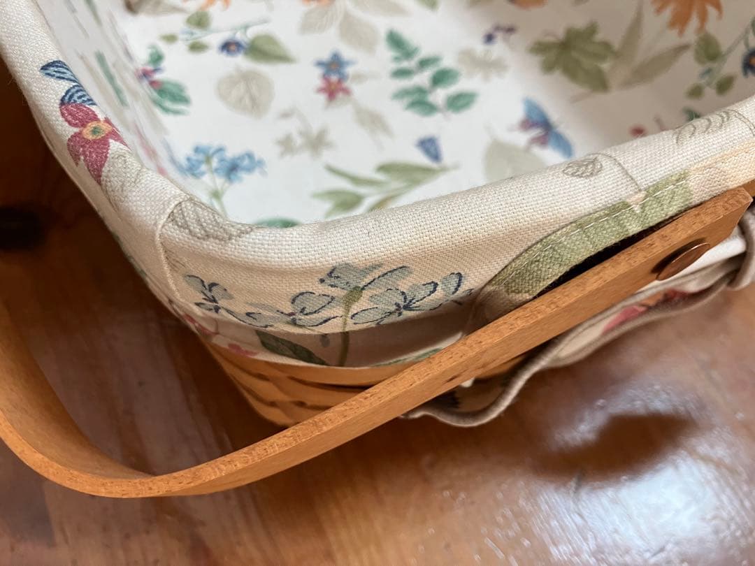 ロンガバーガー ピクニック ケーキ バスケット ボタニカル柄 - メルカリ