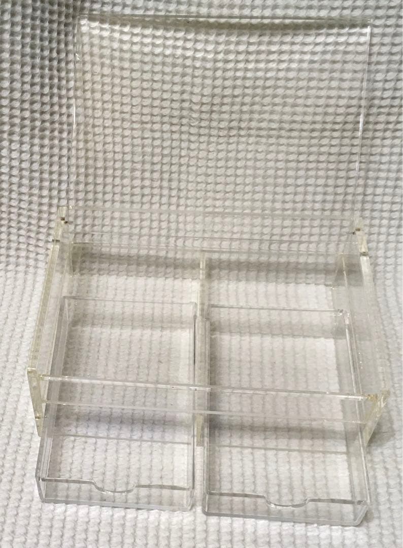 無印良品　重なるアクリルケースフタ付型　引出2点＋アクセサリー引出2点　4点