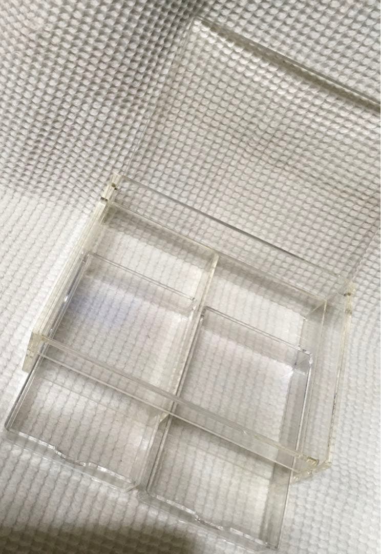 無印良品　重なるアクリルケースフタ付型　引出2点＋アクセサリー引出2点　4点