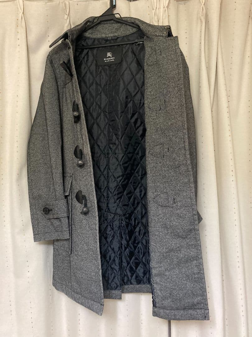 ★shio★　バーバリー　ブラックレーベル　ダッフルコート Lサイズ