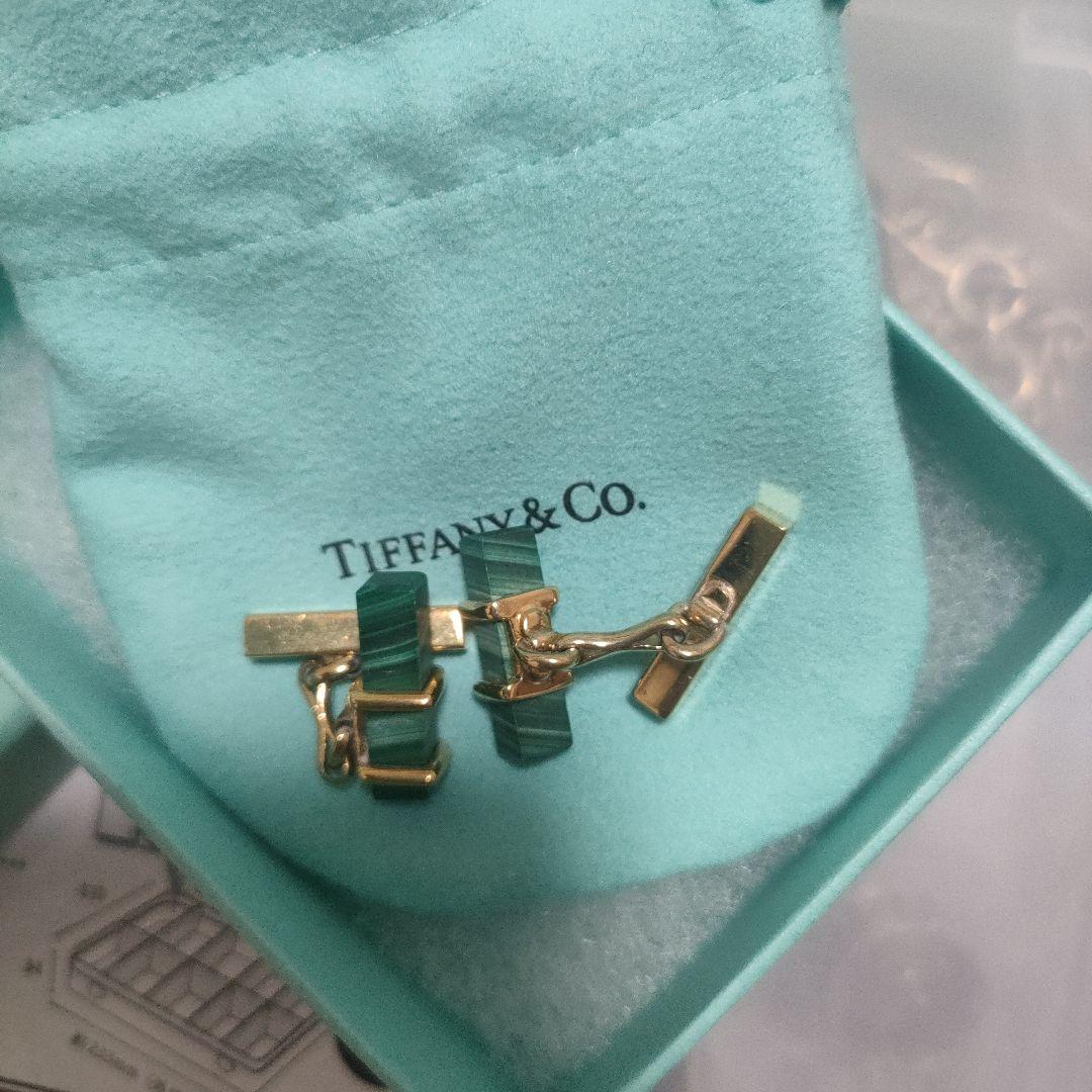 Tiffany & Co. マラカイト カフリンクス