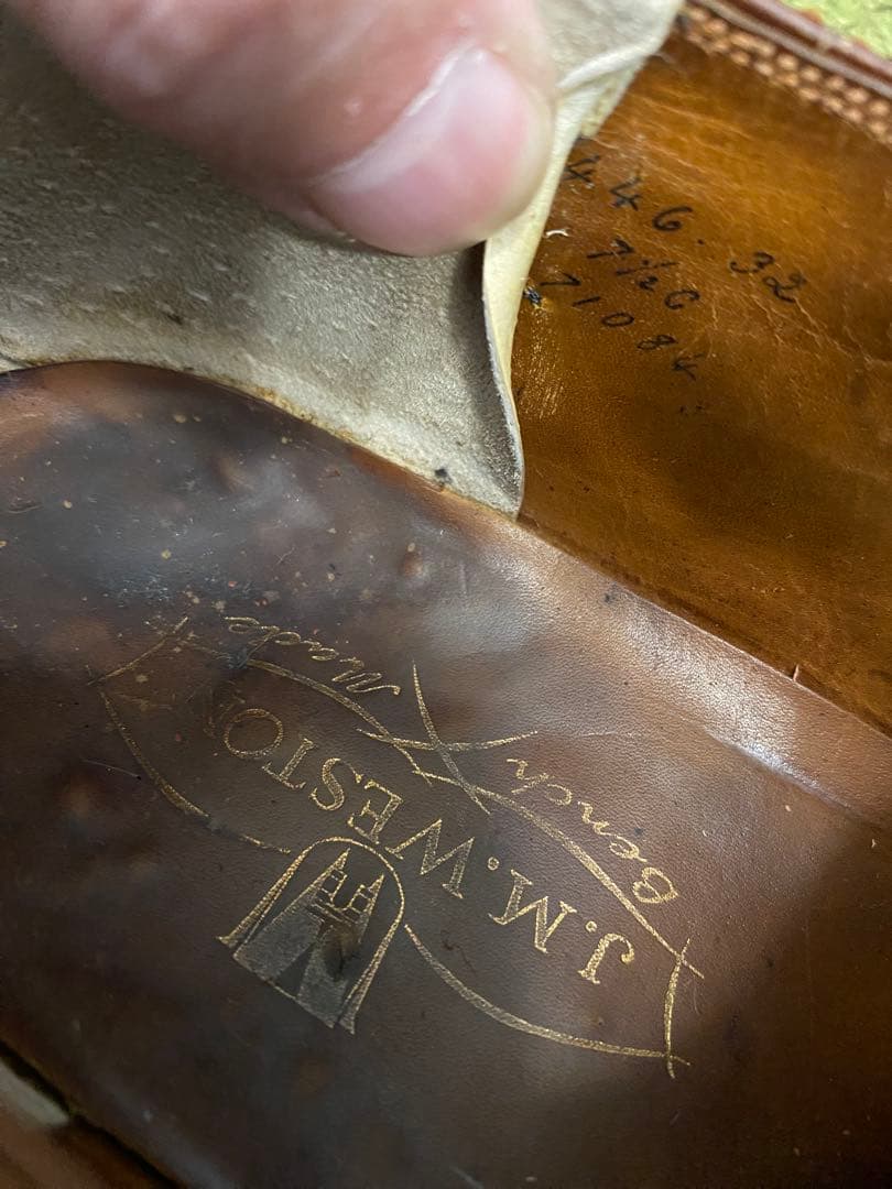 J.M.WESTON / 664 / ビスポーク / 金ロゴ / 7.5C