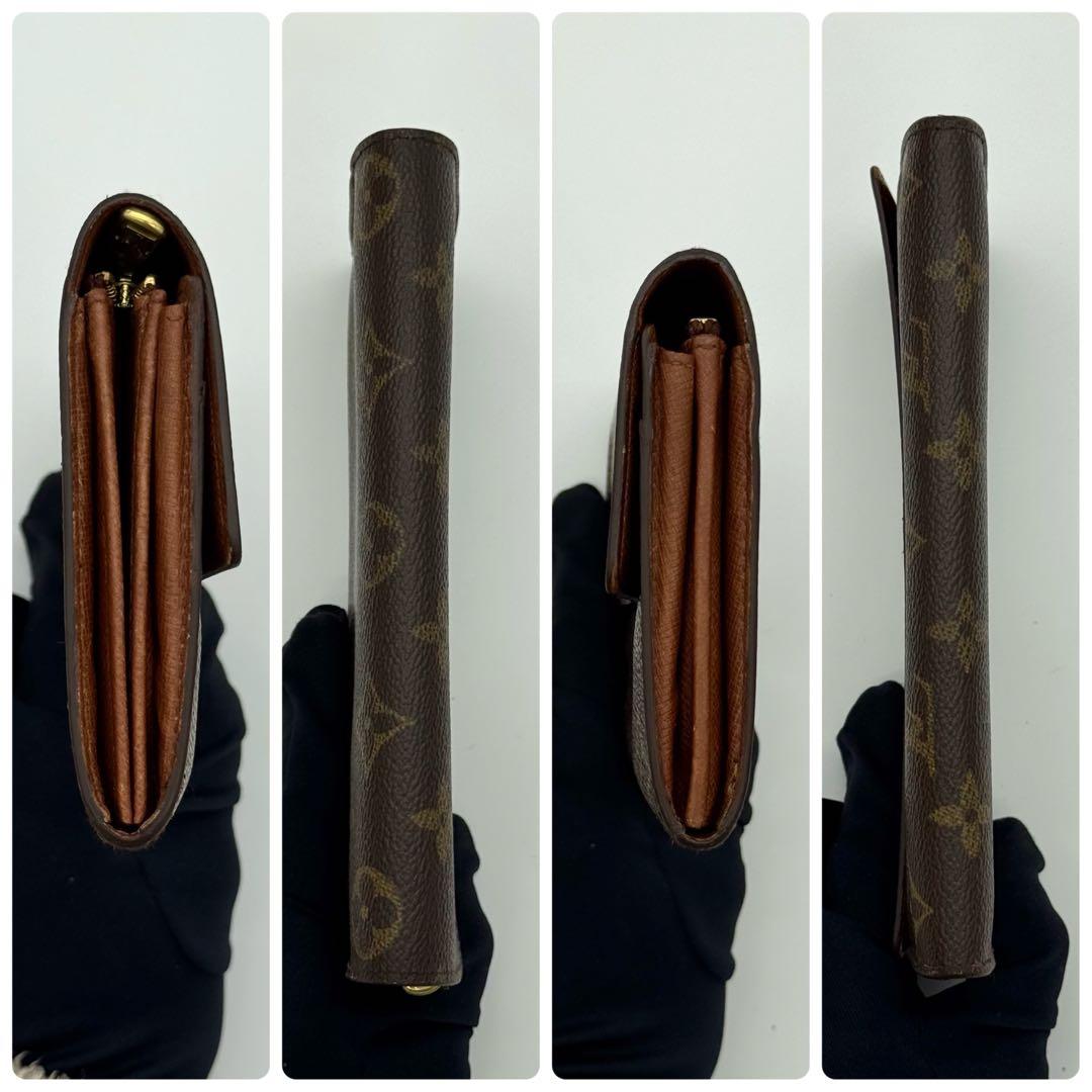 ヴィトン モノグラム ポルトモネ クレディ 長財布 カード 2 枚 M61725