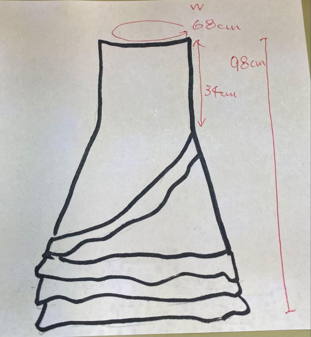 フラメンコツーピース オリーブグリーン　ブラウスファルダセット