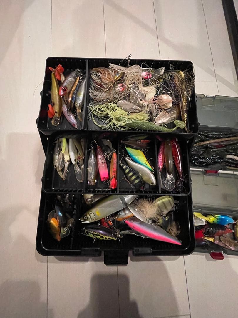 「バラ売り可」初心者セットバス釣り引退品セット   ルアー