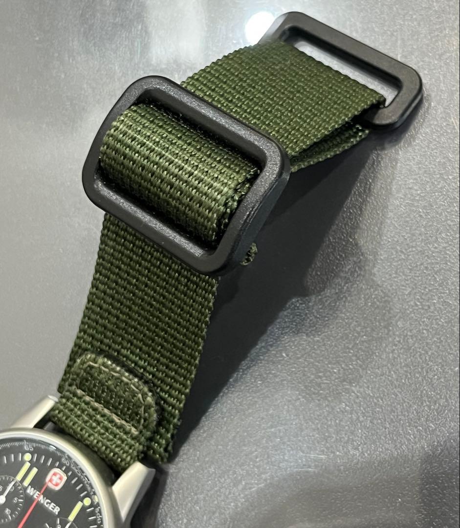 ◾️電池新品交換済◾️WENGER ウェンガー メンズ クロノグラフ 7072X