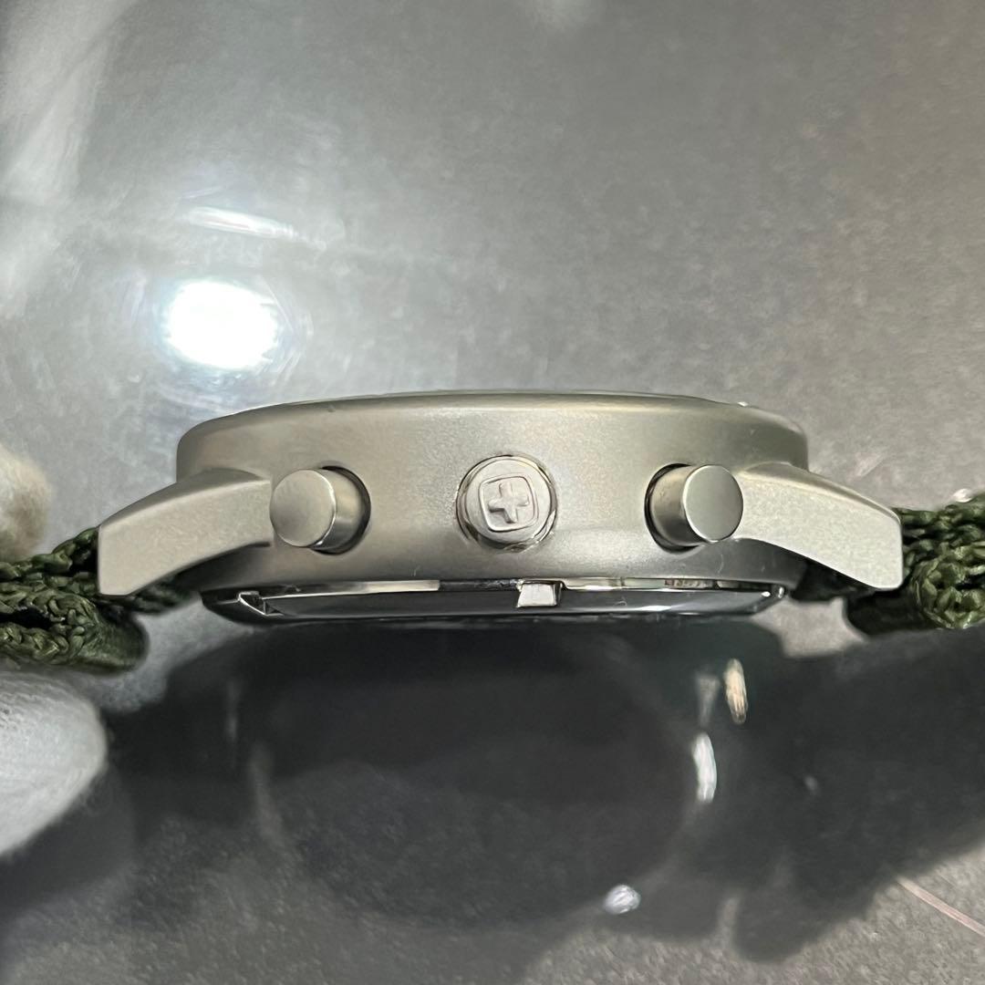 ◾️電池新品交換済◾️WENGER ウェンガー メンズ クロノグラフ 7072X