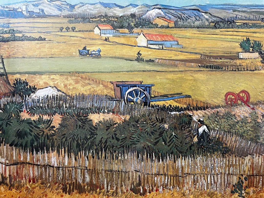 ☆未使用☆フィンセント・ファン・ゴッホ「収穫（麦秋のクローの野