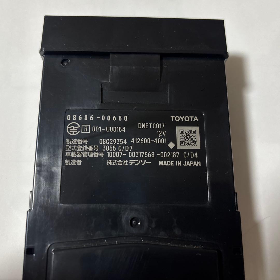 トヨタ純正ETC車載器 08686-00660
