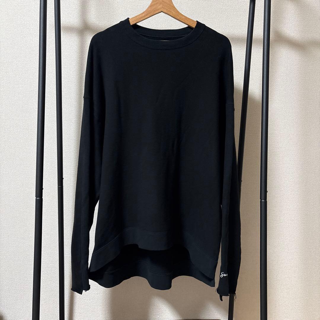 【数日のみ値下げ中】sillage シラージ　ブラック 長袖トレーナー