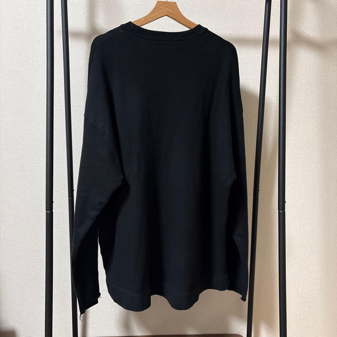 【数日のみ値下げ中】sillage シラージ　ブラック 長袖トレーナー