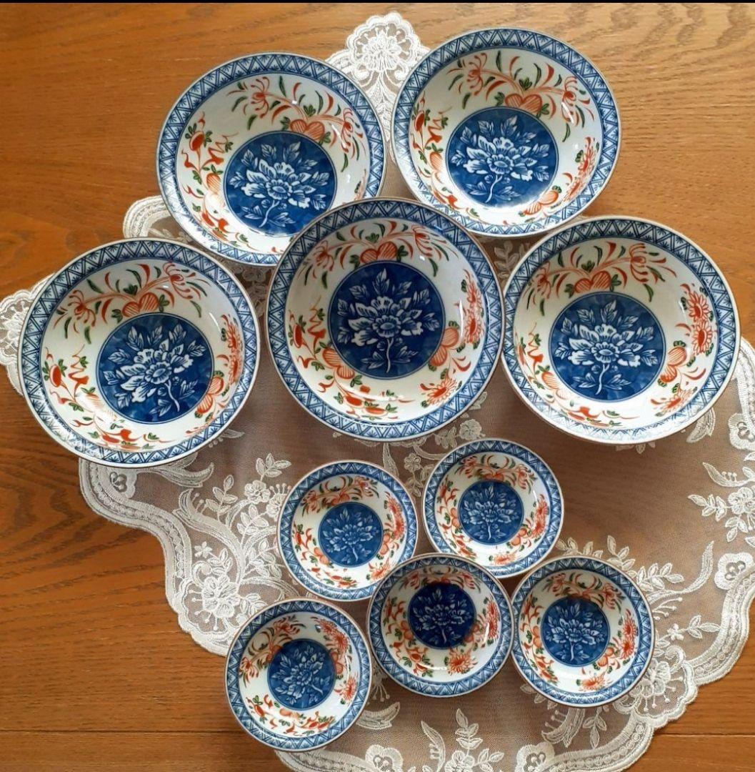 たち吉 橘吉 赤絵 刺身揃 中深皿 小深皿 10個セット 新品 - メルカリ