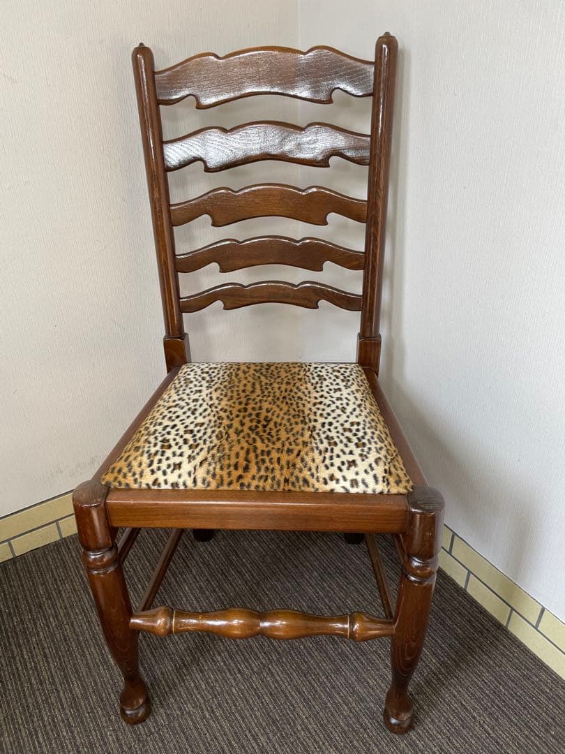 アンティークチェア ハイバック ダイニングチェア ボールアンドクロウ