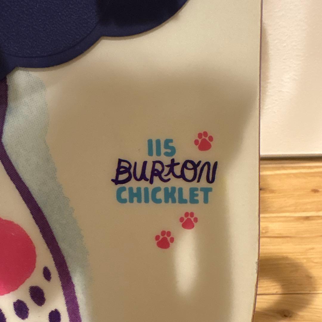 Burton Chicklet 115cm スノーボード ビンディング付き
