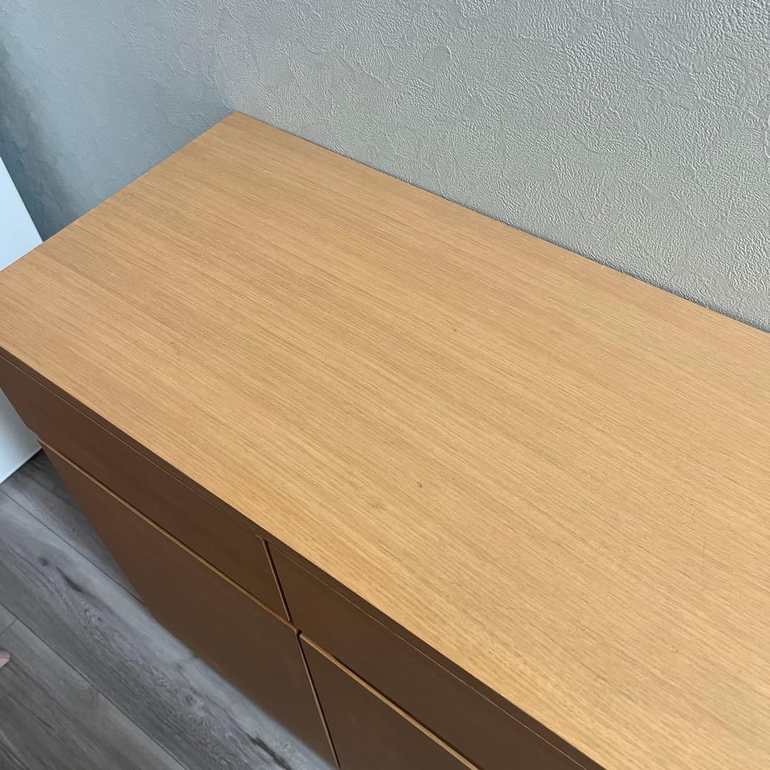 無印良品　オーク材　キャビネット