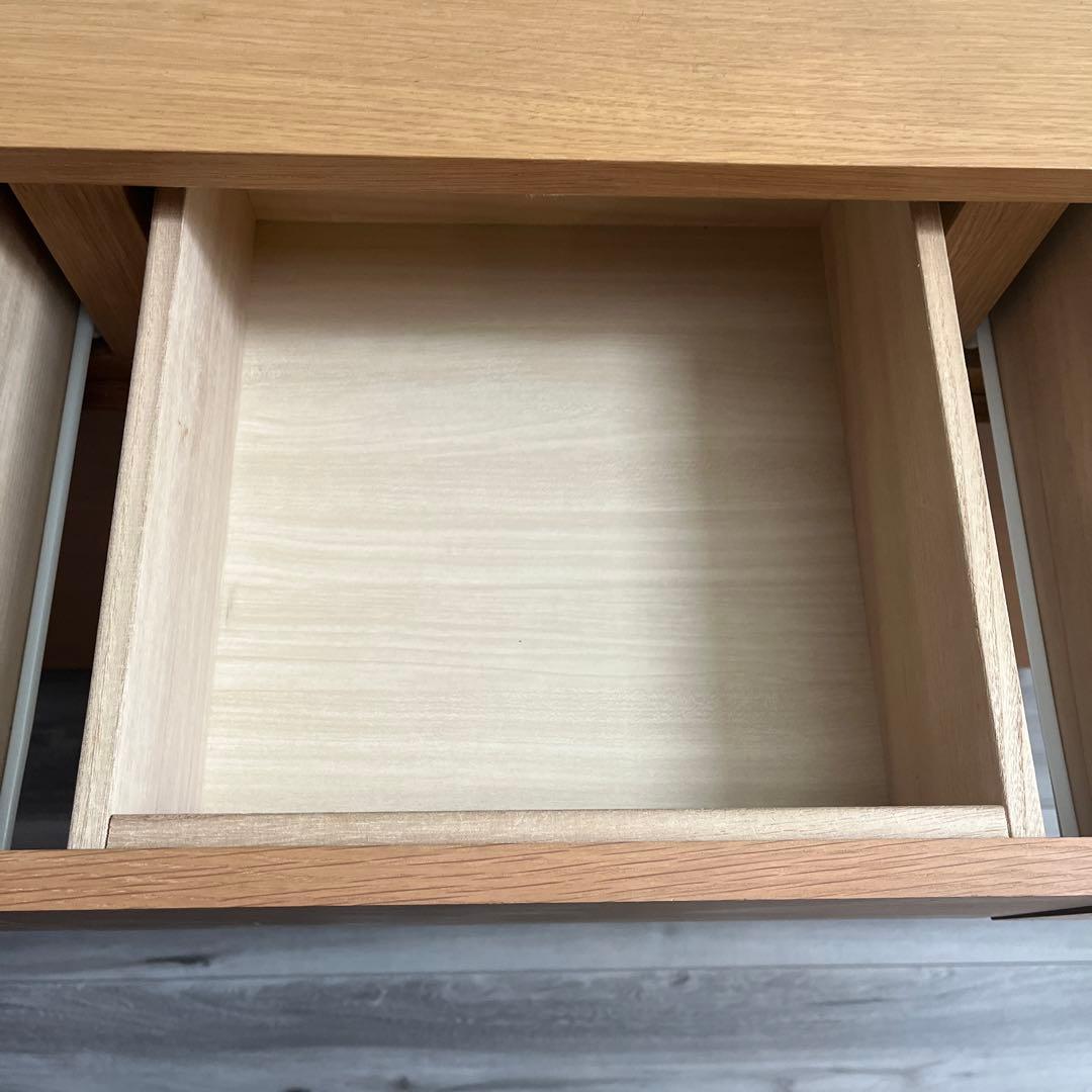 無印良品　オーク材　キャビネット