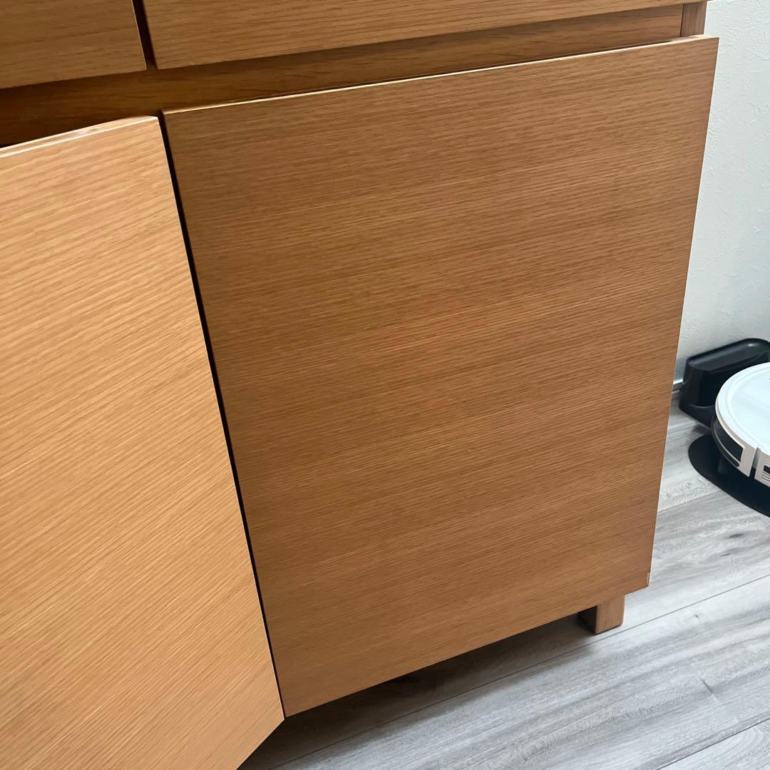 無印良品　オーク材　キャビネット