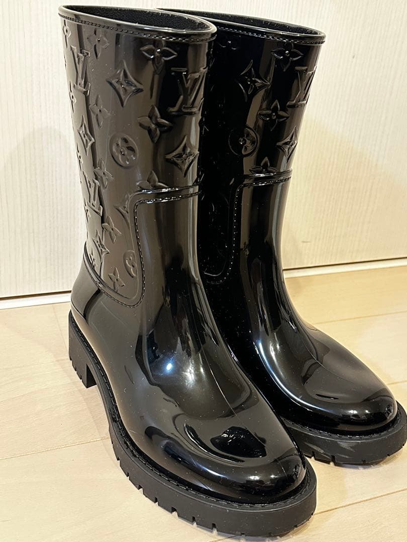 【LOUIS VUITTON】ルイヴィトン　ドロップス　レインブーツ　モノグラム