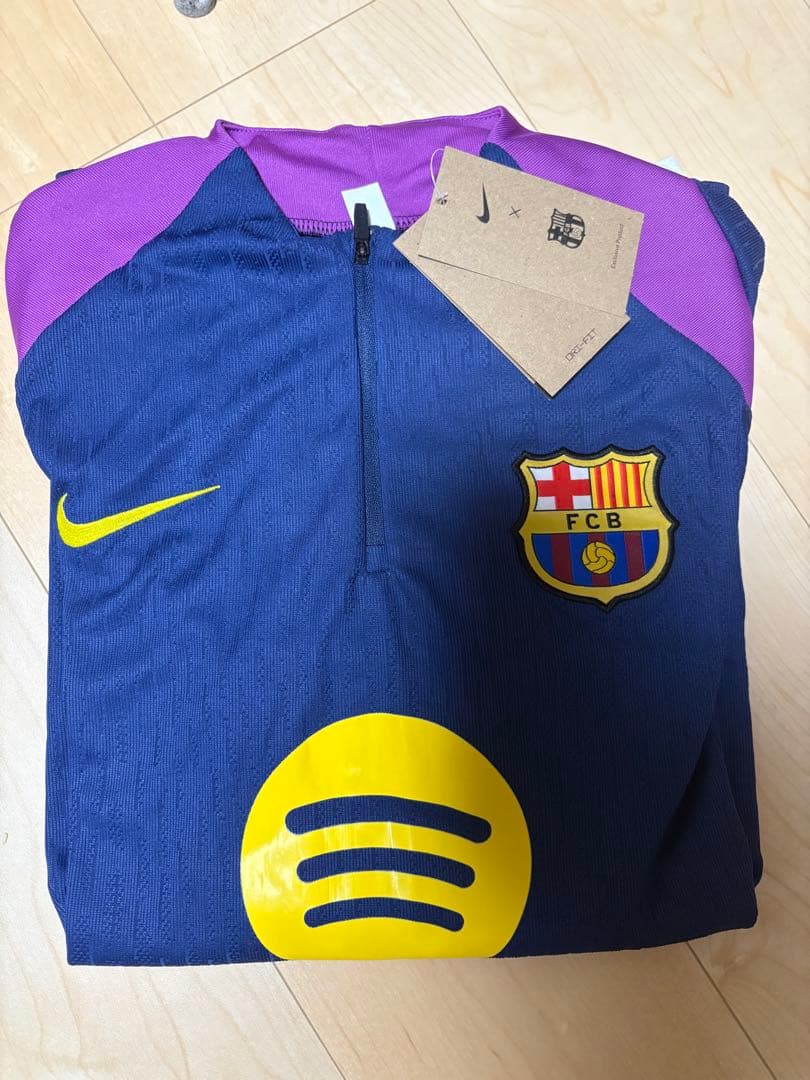 新品未使用】FC Barcelona ドリルトップ上下 Lサイズ - メルカリ