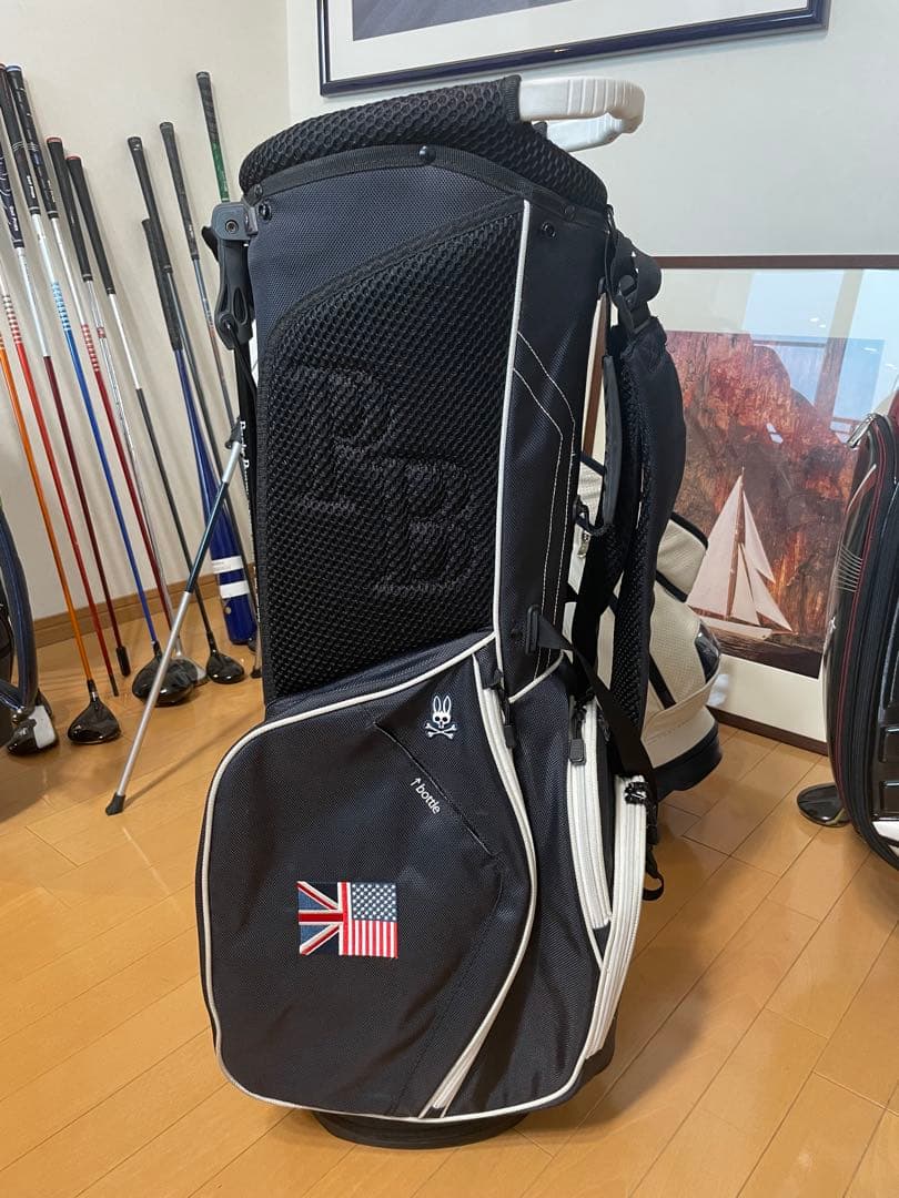 Psycho Bunny スタンド付きキャディバッグ