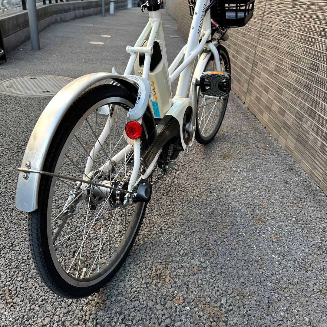 miyamasaブリヂストン電動自転車　マリポーサ　20インチ　パール