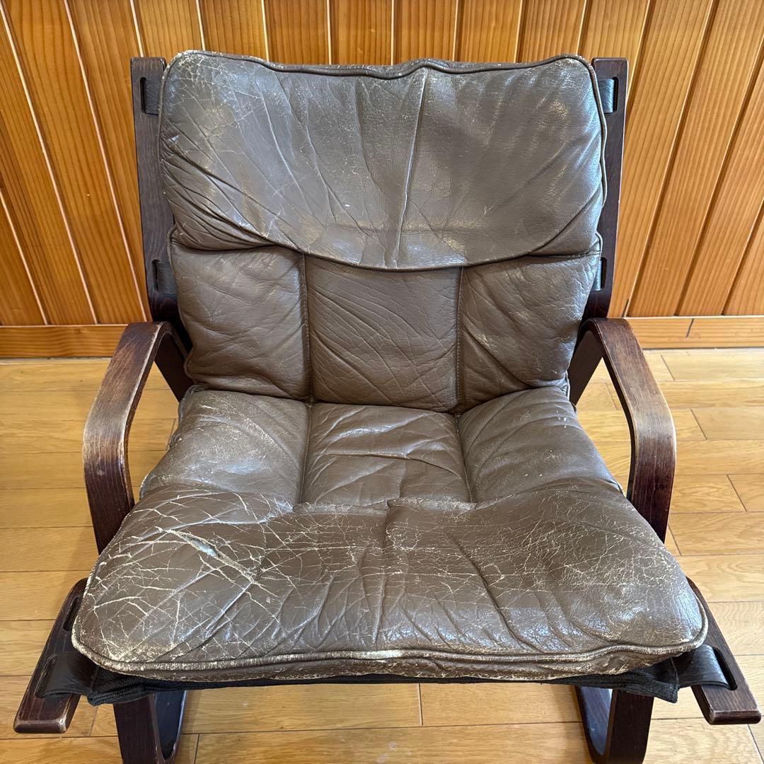 Giske Carlsen ラウンジチェア 1970年代 ノルウェー製