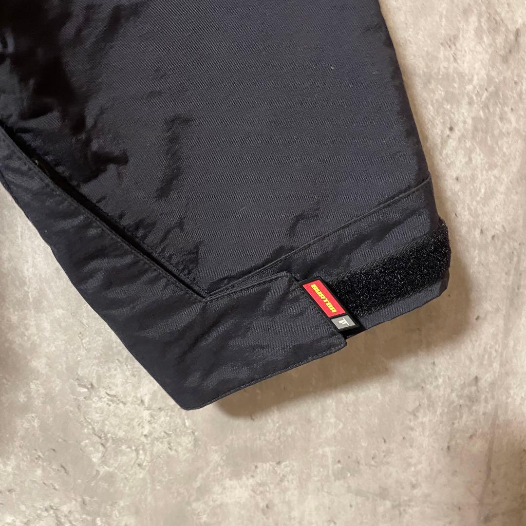 Burtonバートンスキーウェアスノーボードジャケットブルゾン紺ネイビー刺繍ロゴ