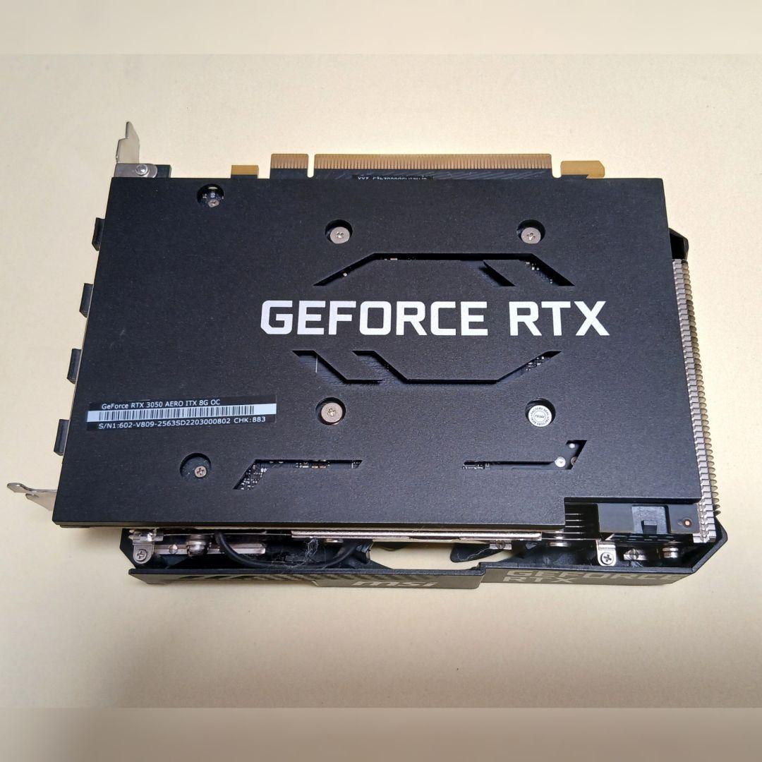 動作確認済み RTX3050 8GB グラフィックボード