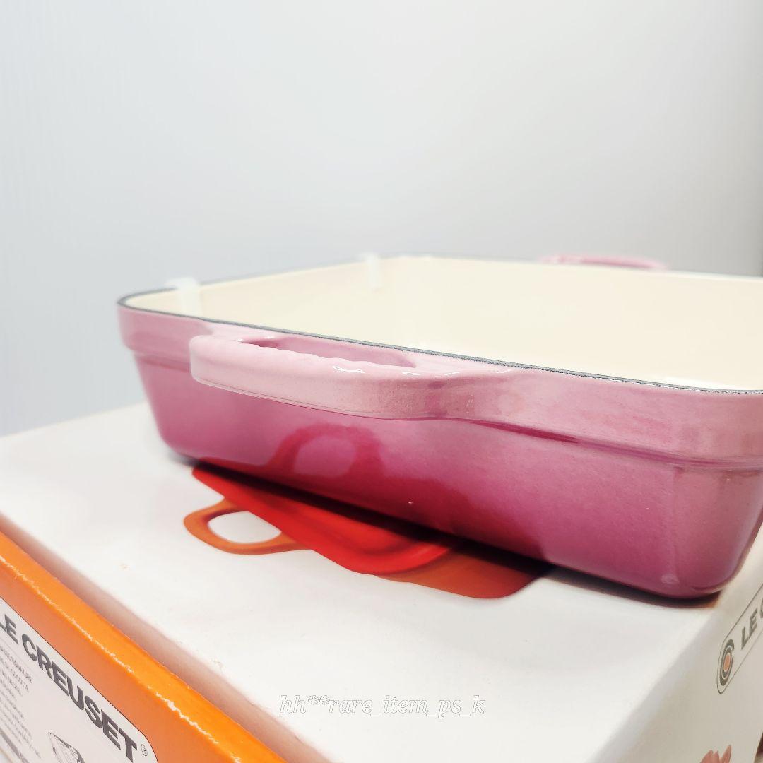 ルクルーゼ ココットスクエア 24 ベリー カッパー ツマミ レア