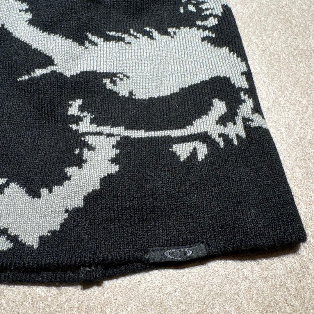 Oakley ビーニー ニット帽 スカル 黒 ブラック y2k 00s - メルカリ