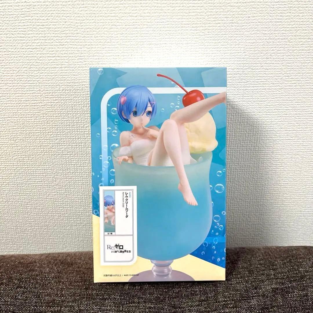 リゼロ ラウンドワン限定 レム クリームソーダ フィギュア 非売品