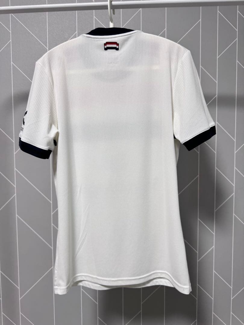 adidas サッカーシャツ Lサイズ ホワイト/レッド/ブラック