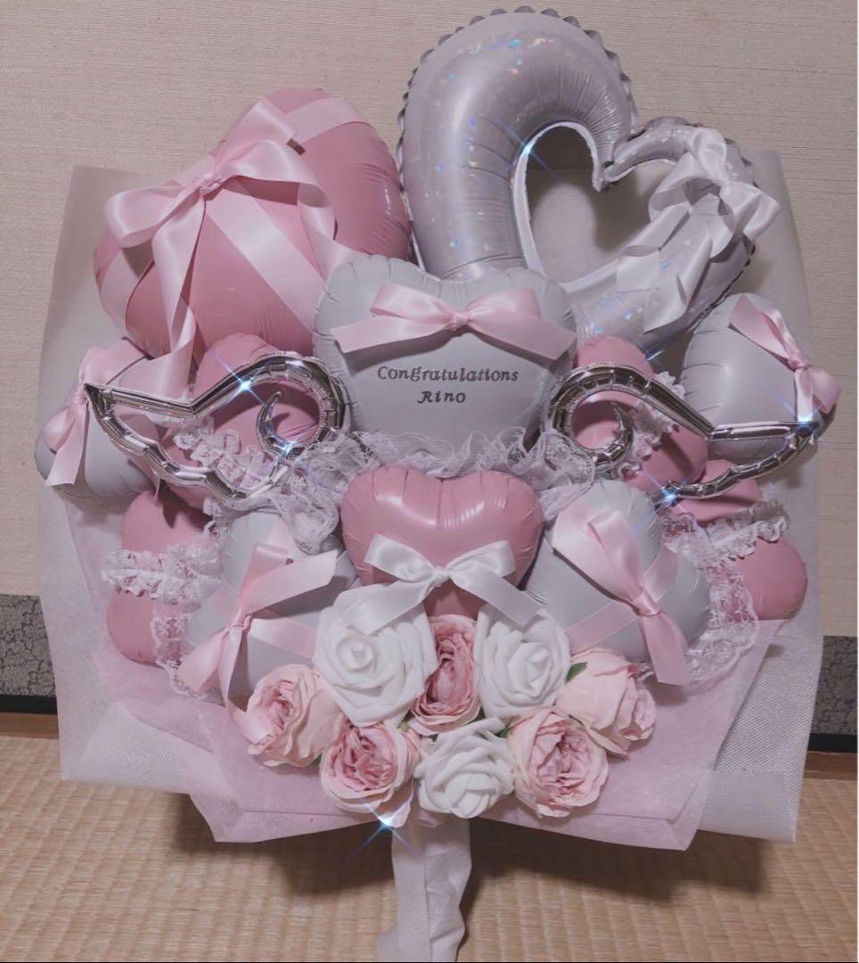 成人式ブーケ　オーダー　バルーンブーケ　バルーンギフト　花束　推し　生誕祭