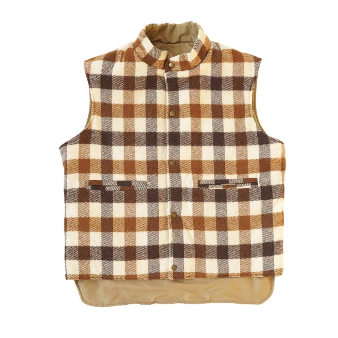 70s L.L.Bean REVERSIBLE PUFFER VEST USA製