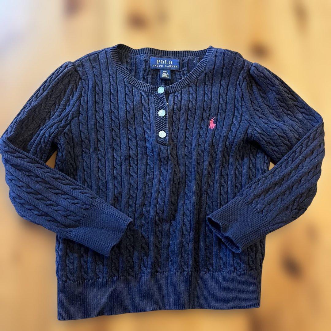 Polo Ralph Lauren ネイビー セーター - メルカリ