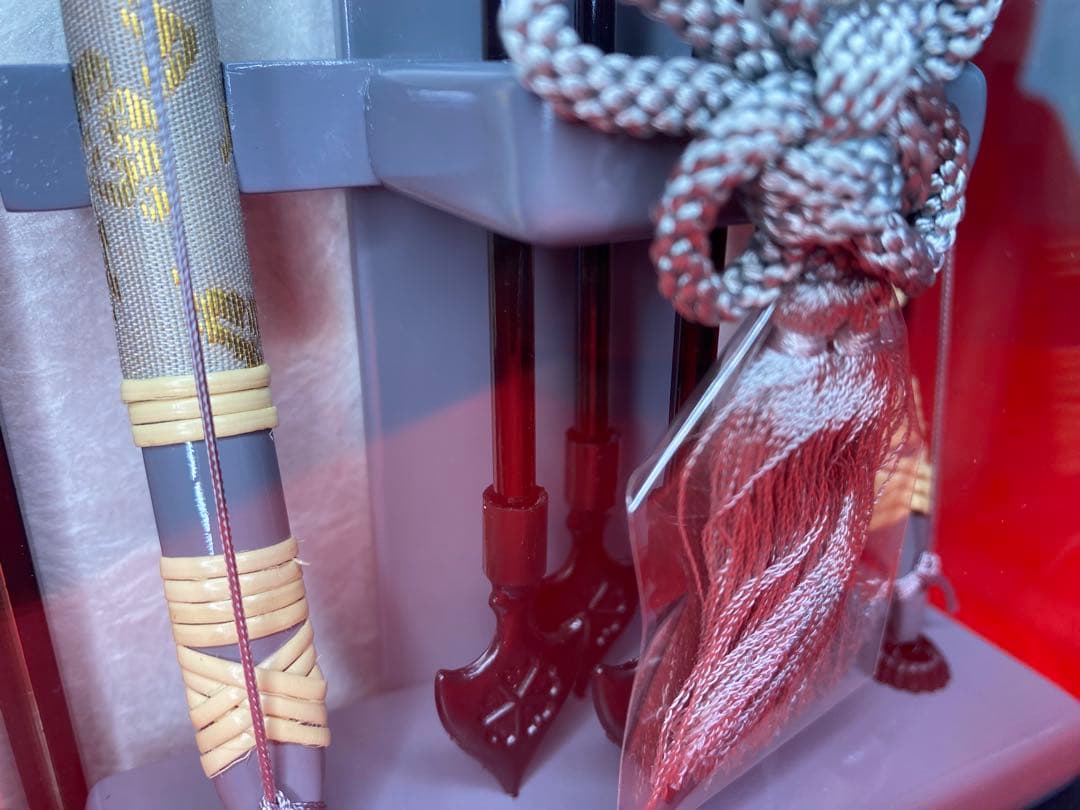 東京久月　破魔弓アクリルケース・間口約１５×奥行約７×高さ約２１㎝(コンパクト)