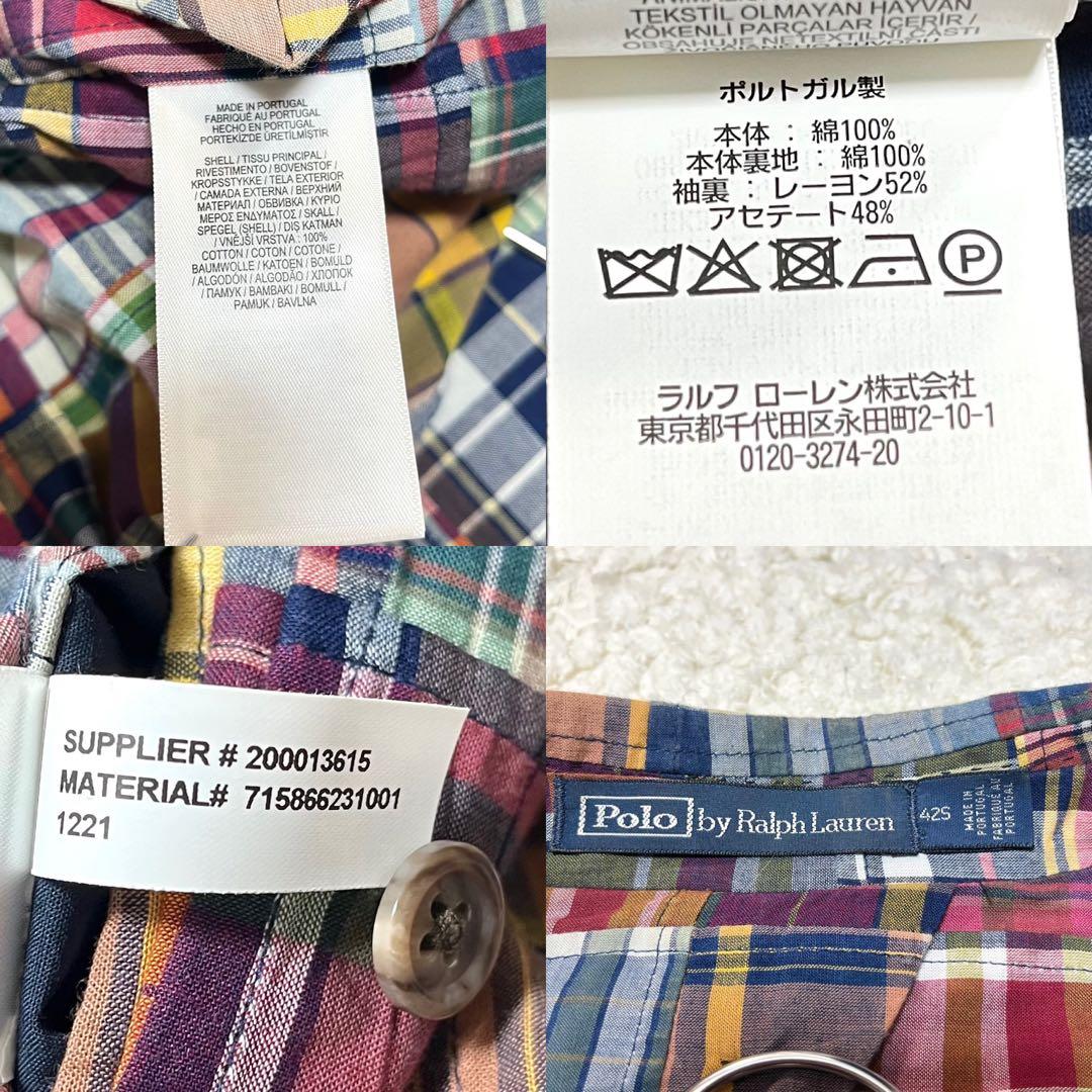 大人気】ポロバイラルフローレン☆マドラスチェック柄 テーラード