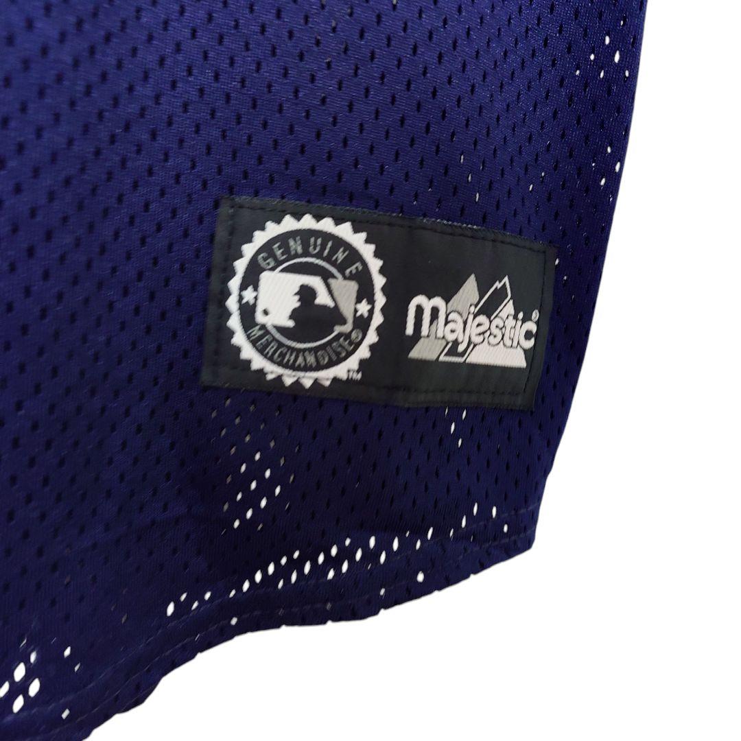 Majestic USA製 MLB Red Sox ベースボールシャツA3516